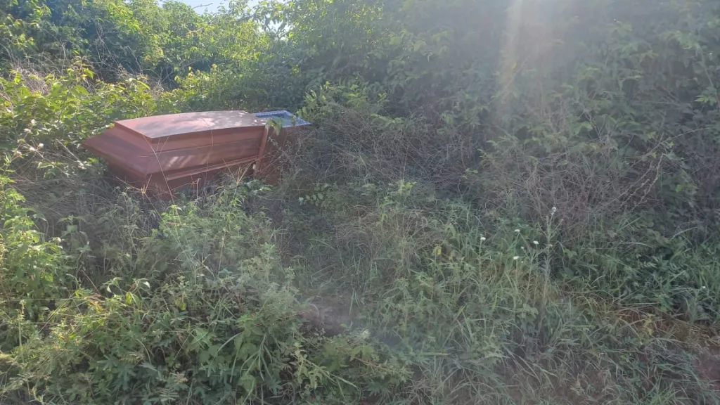 Aparece ataúd amenazante en el corregimiento de Mariangola, Valledupar