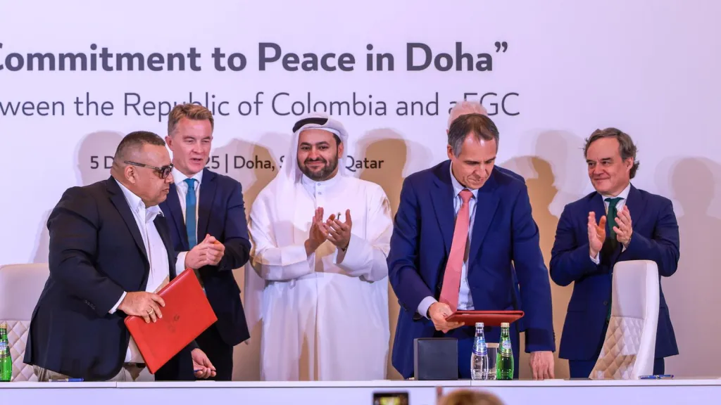 Acuerdo Ejército Gaitanista Colombia y gobierno nacional Doha 