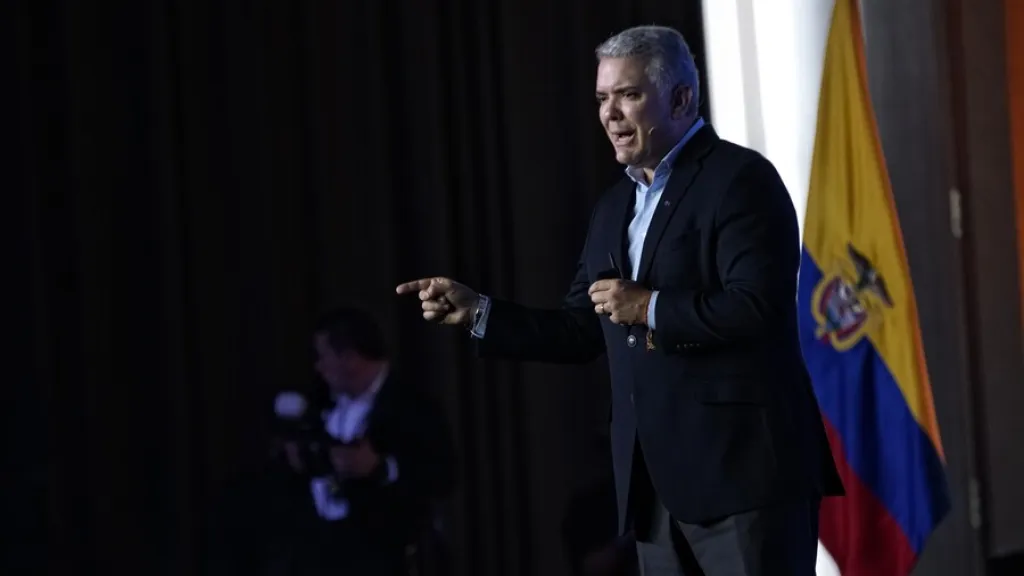 Presidente de Colombia Iván Duque