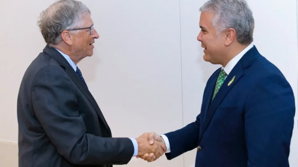 Foro Económico Mundial: Duque y Bill Gates dialogaron sobre transición energética