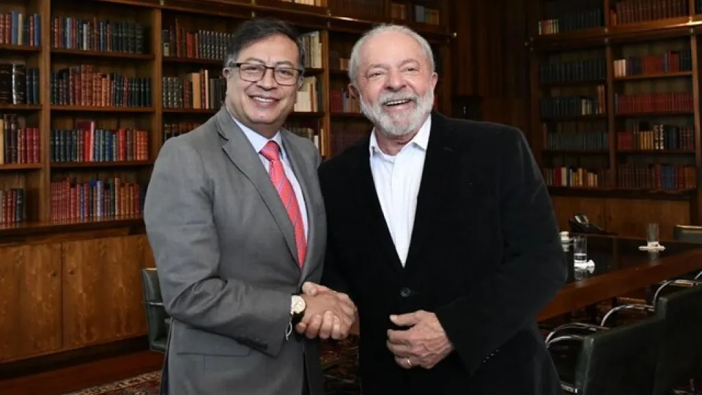 Gustavo Petro y Lula Da Silva 