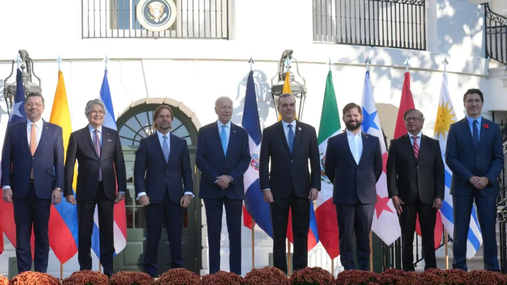 . El presidente, Gustavo Petro, participa del encuentro de líderes del continente en Washington.