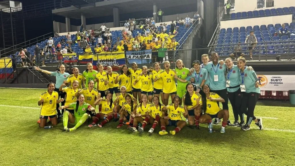 Selección Colombia Femenina Sub 17 triunfó frente a Argentina 
