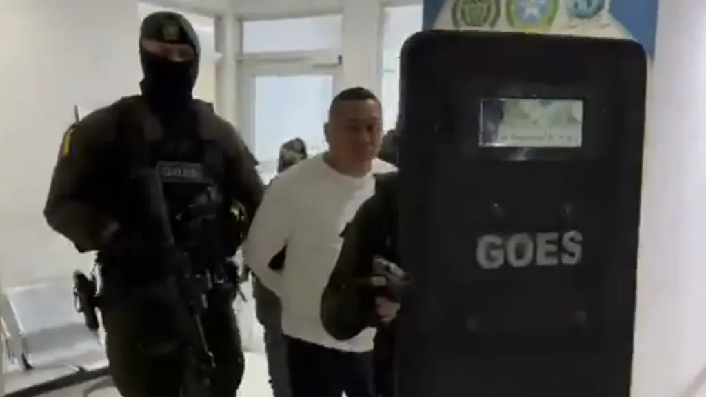 Captura de alias Fede en Medellín Colombia