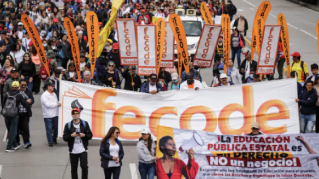 Paro nacional Fecode 30 de octubre: horarios y puntos de encuentro