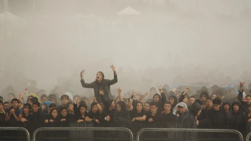  Así fue la granizada que apagó a Rock Al Parque 2007