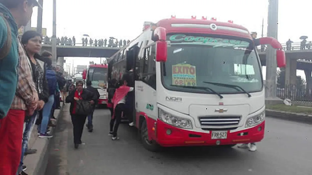 alza en tarifas de transporte público en Soacha