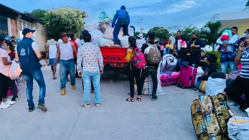 Desplazamientos sur de Bolívar 2024 | Defensoría del Pueblo 