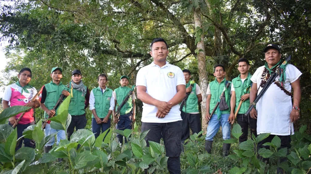 Guardías indígenas del Putumayo