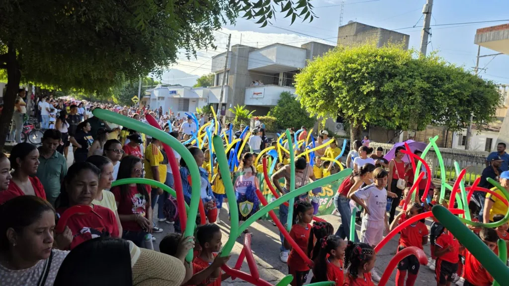 El Mundial se vivió en las calles de Agustín Codazzi de la mano de los niños y niñas
