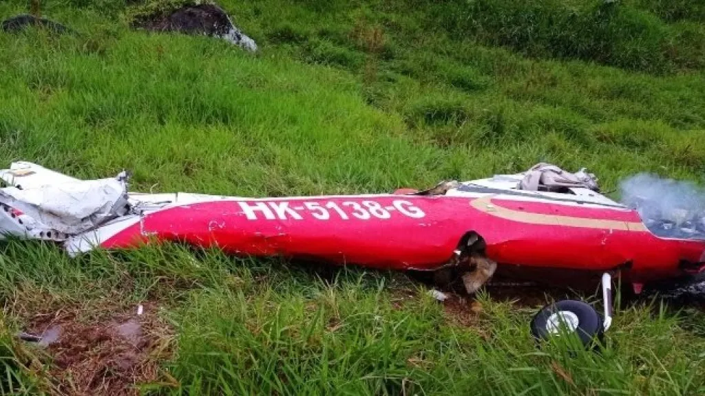 Avioneta estrellada