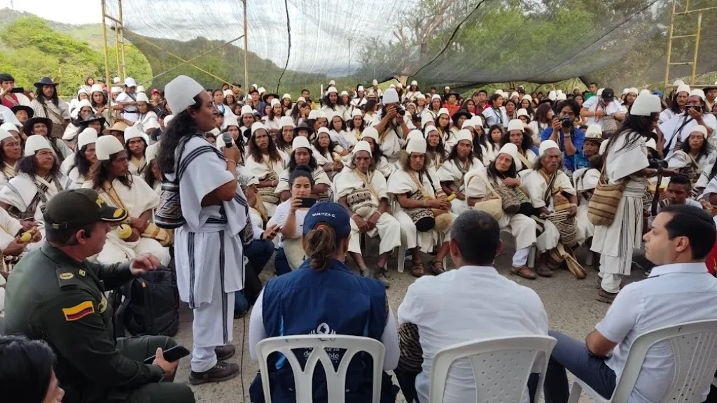 Lengua del pueblo arhuaco, idioma ágrafo que se adaptó al español