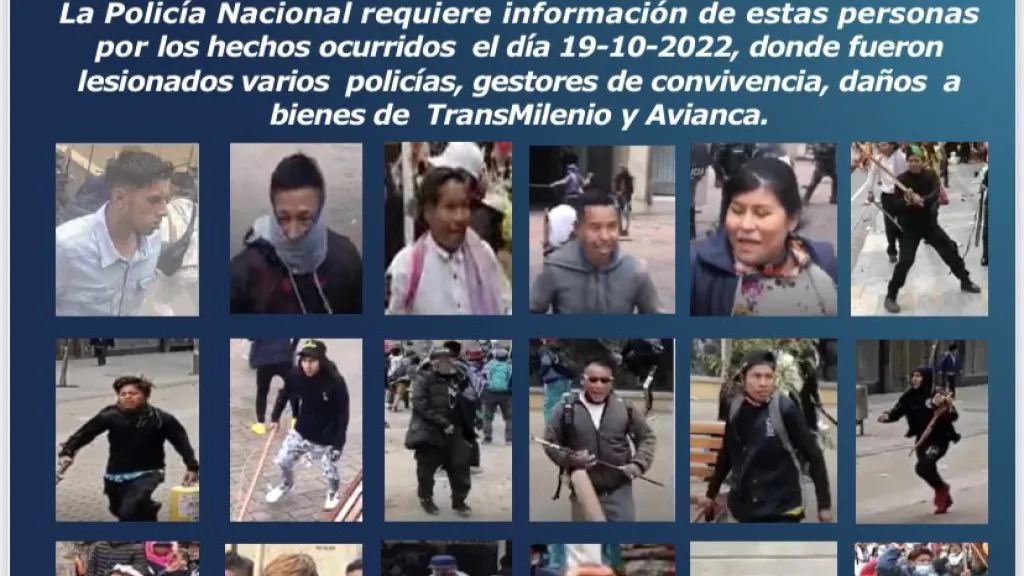 Protestas indígenas | Recompensa de $50 millones por agresores de policías