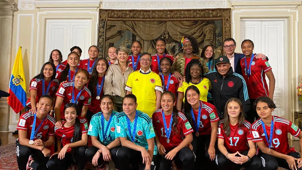 Reconocimiento a la Selección Colombia Femenina Sub 17 del Gobierno