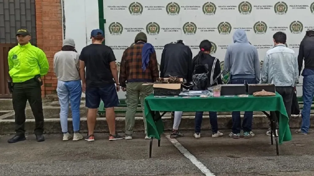 Integrantes de la Primera línea en Bucaramanga 