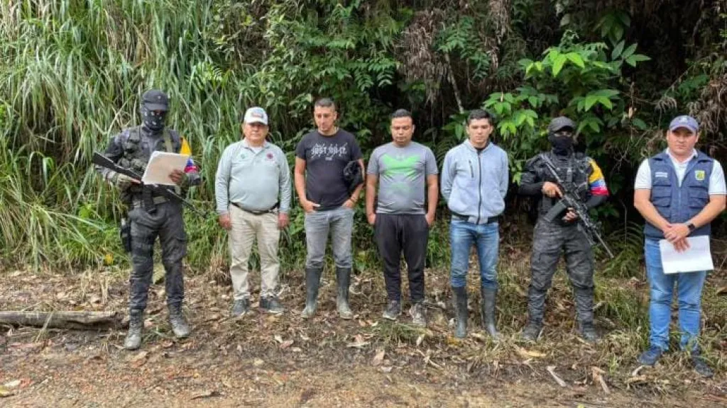 Acción humanitaria permitió la liberación de tres policías en el Catatumbo. 