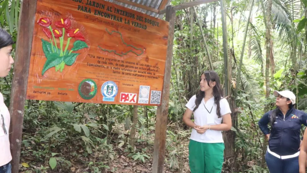 Sendero Interpretación Ambiental el Ocayo en el Meta