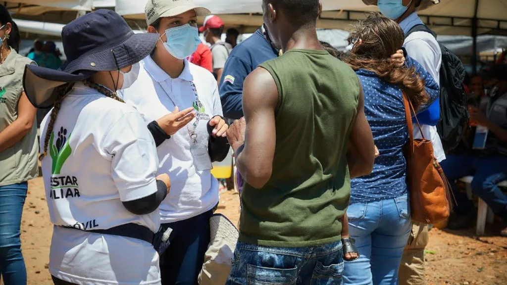 Migrantes venezolanos y cubanos 