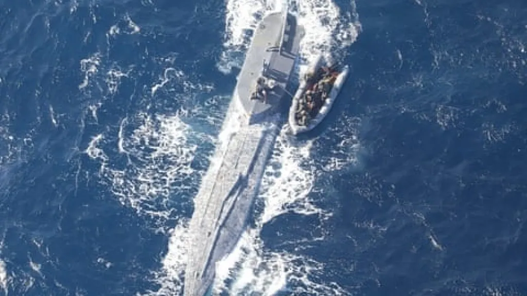Incautación de submarino Colombia- Estados Unidos 