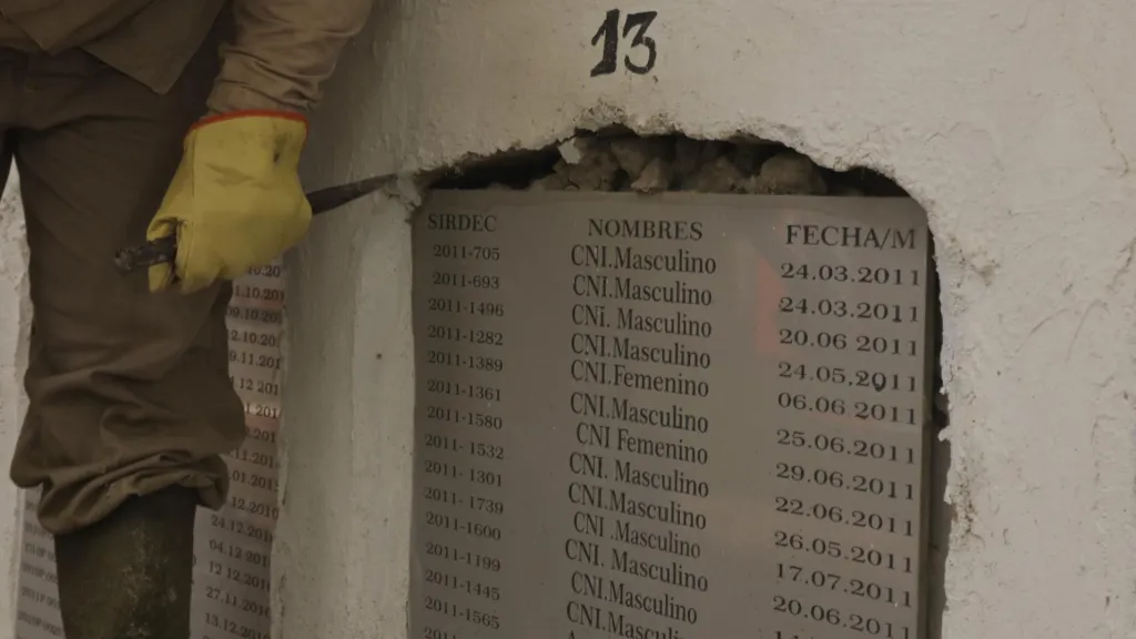 Intervención cementerio en Cali, recuperación víctimas de desaparición