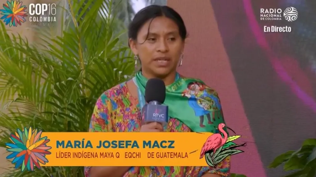 María Josefa Macz, en el programa El Calentao