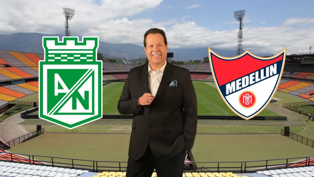 Javier Fernández, el ‘Cantante del Gol’, regresa a la narración del fútbol colombiano con el clásico Atlético Nacional vs. Independiente Medellín por Radio Nacional de Colombia.