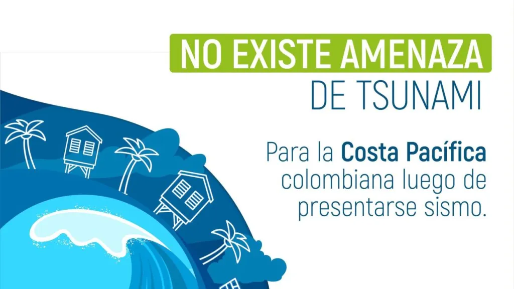 No hay amenaza de tsunami para Colombia tras terremoto de 7,7 en Indonesia