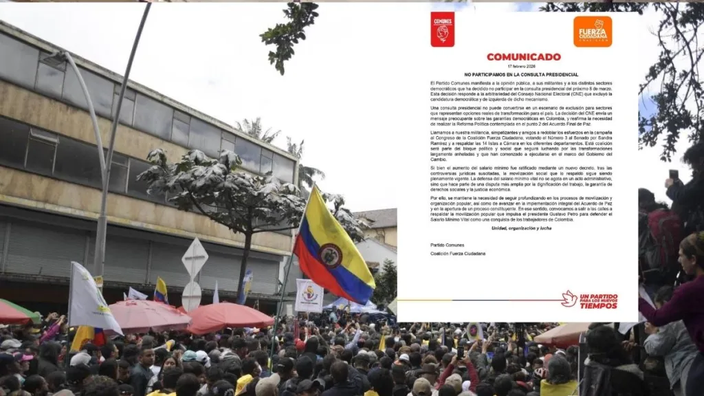 Partido Comunes no participa consulta presidencial