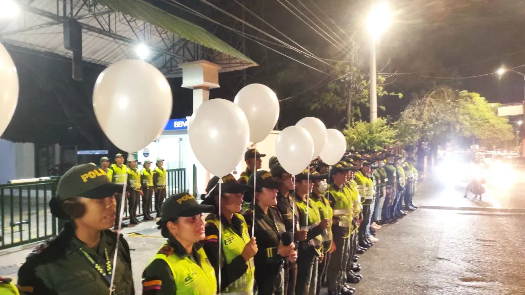 Este martes entregarán cuerpos de policías muertos en Neiva