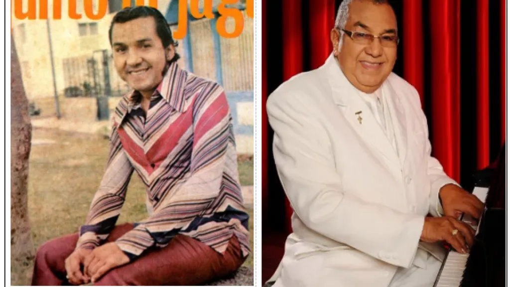 imágenes de Alci Acosta cuando era joven y reciente