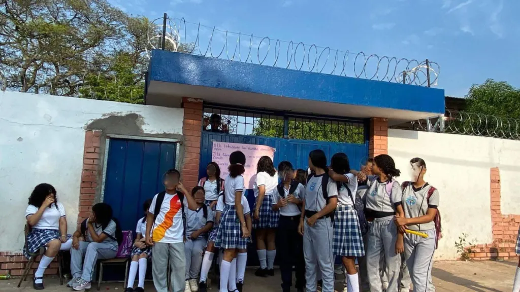 Protesta estudiantes Agustín Codazzi PAE