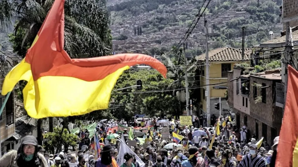 Manifestaciones en Medellín dejan un saldo de siete personas heridas