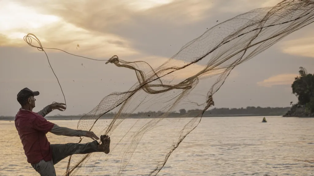 Pescadores en Colombia 