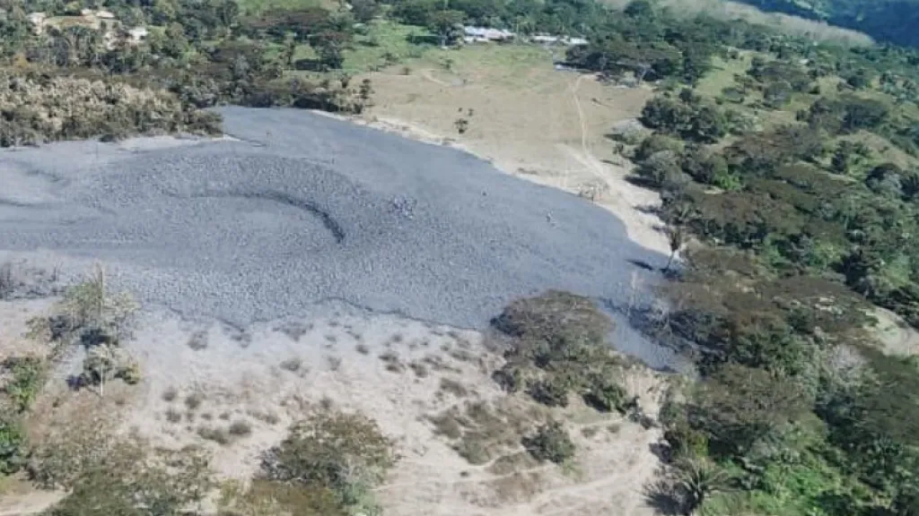 Reportan actividad de volcán de lodo en San Pedro de Urabá