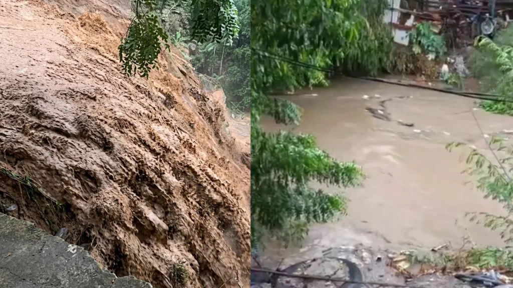  Fuertes lluvias afectaron a Santa Marta este sábado 26 de septiembre. Videos ciudadanos muestran inundaciones y corrientes de agua en varios sectores.