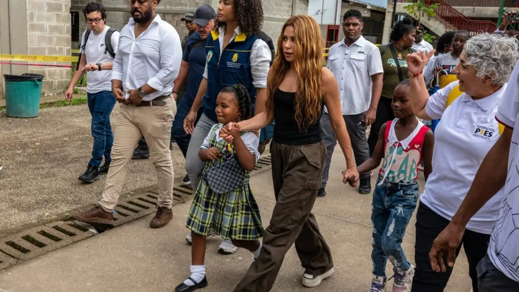 Shakira llegó a Quibdó, Chocó, para evaluar los daños ocasionados por el terremoto de magnitud 7.4