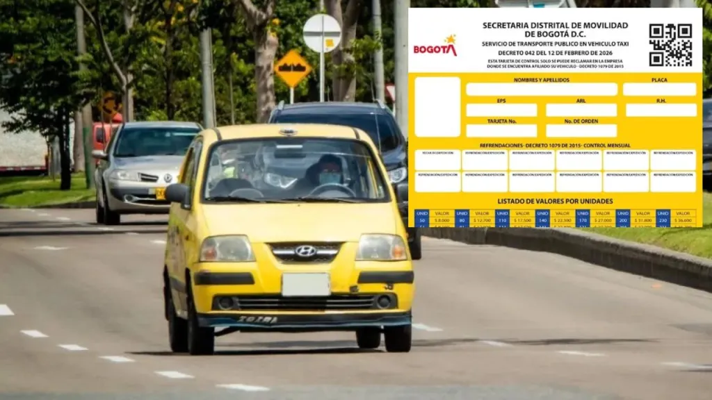 Los taxis en Bogotá tendrán un código QR para consultar datos del vehículo y del conductor, estimar tarifas y calificar el servicio.