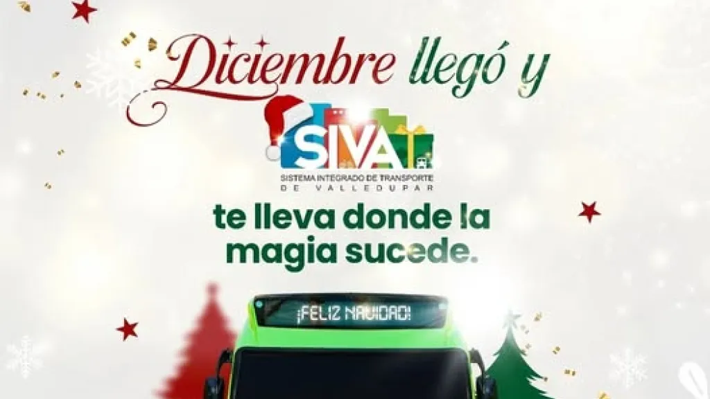 Ruta navideña gratuita en Valledupar