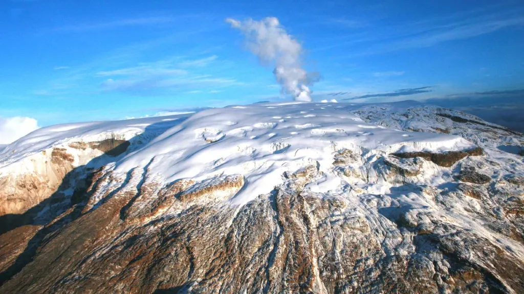 Nevado del Ruiz: erupciones en su historia 