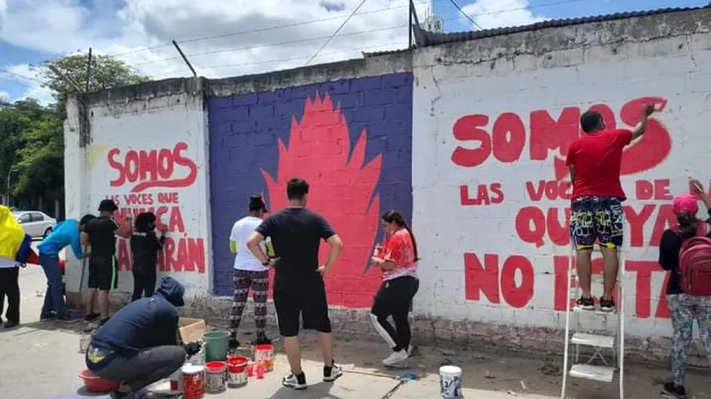 Borran murales realizados por jóvenes en Riohacha