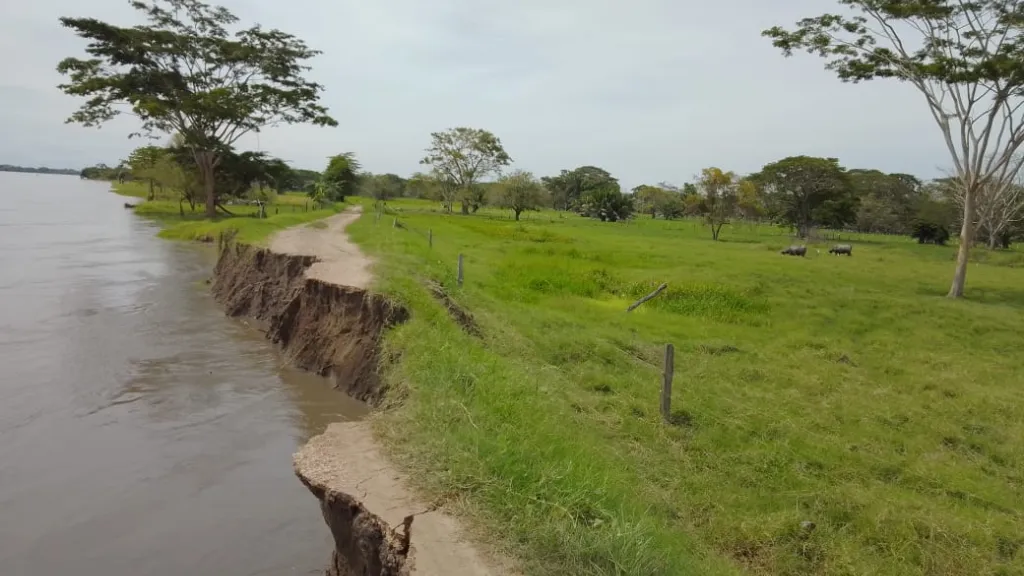 Damnificados por lluvias en Bolívar