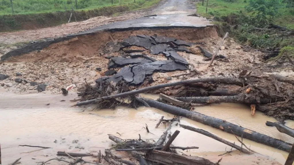 Puente en Agua Bonita, Caquetá, se cayó y firmantes de paz están incomunciados