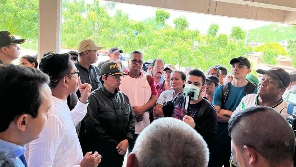Protestas en Villa del Rosario por falta de suministro de agua.