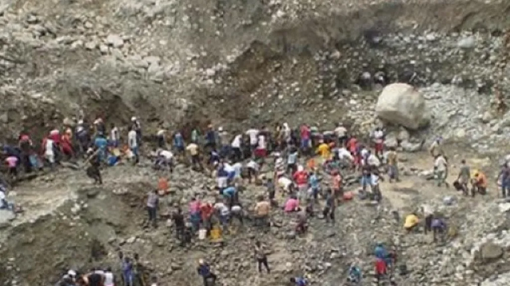 Derrumbe de mina en Cauca