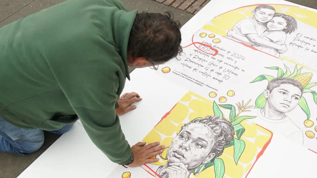 Día de los Derechos Humanos: Así fue la conmemoración en la Plaza de Bolívar