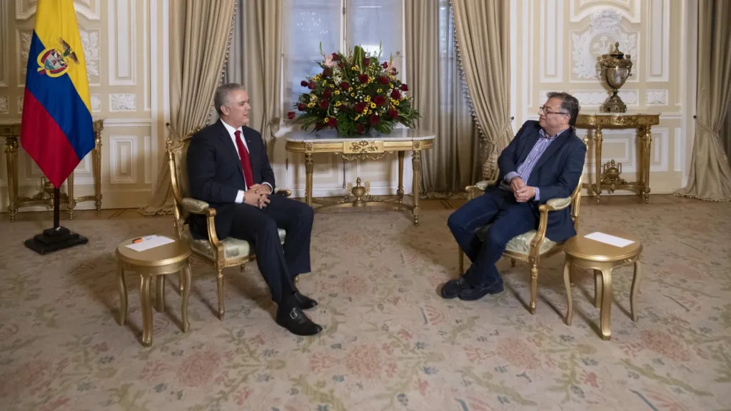 Reunión Duque y Petro: empalme del nuevo Gobierno