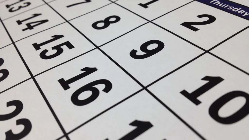 Calendario de festivos mayo 2024