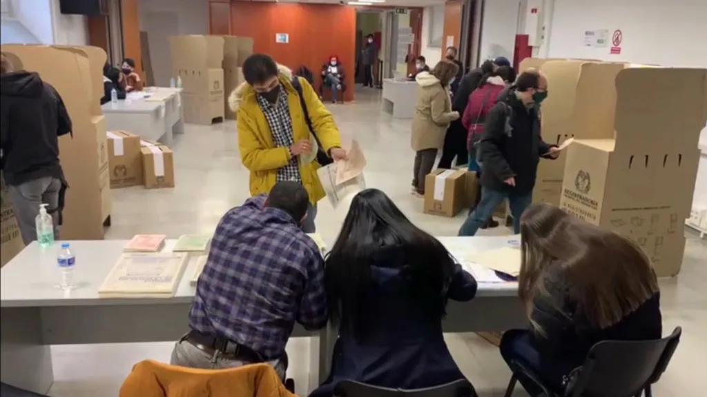 Elecciones 2022: votaciones colombianos en el exterior