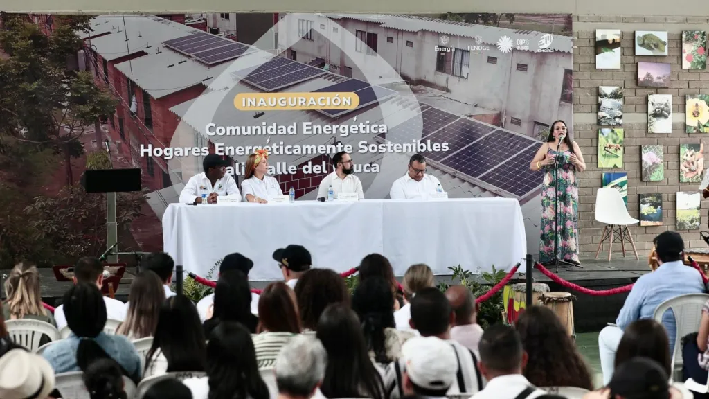 Cali: Gobierno nacional inauguró la ‘Comunidad Energética’ que brindará seguridad energética a más de dos mil familias