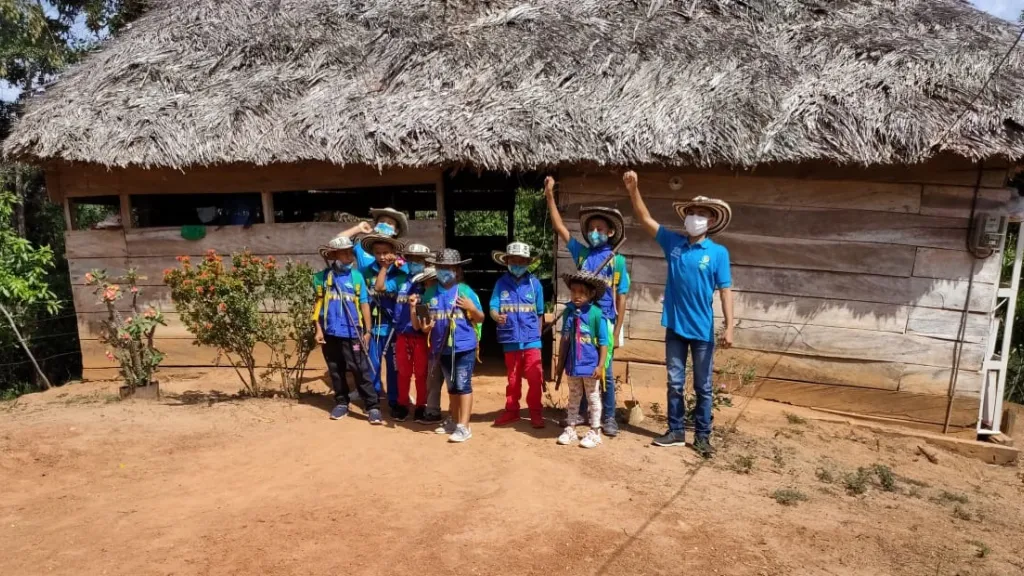 Niños de la comunidad Zenú